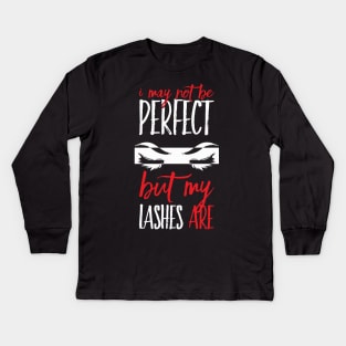 Makeup Artist: Perfect Lashes Kids Long Sleeve T-Shirt